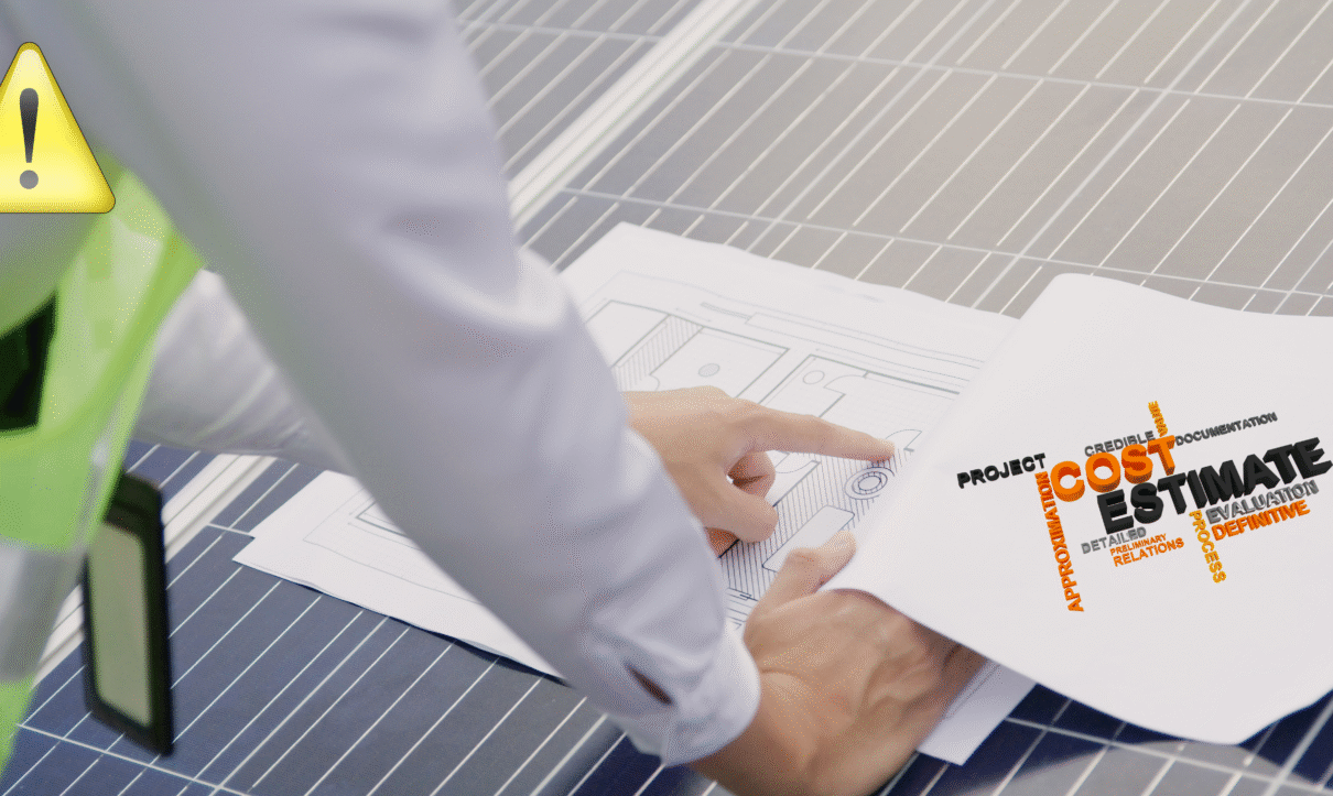 solar removal and reinstallation estimate