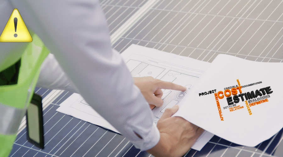 solar removal and reinstallation estimate