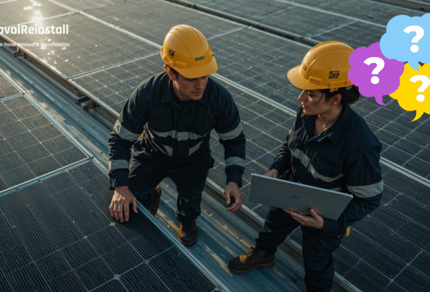 solar panel removal and reinstallation