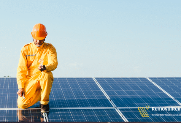 Learn what companies can safely remove and reinstall solar panels.